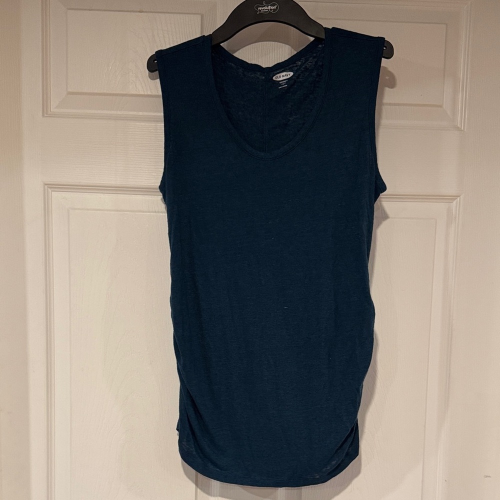Old Navy Maternity Navy Blue Tank Top